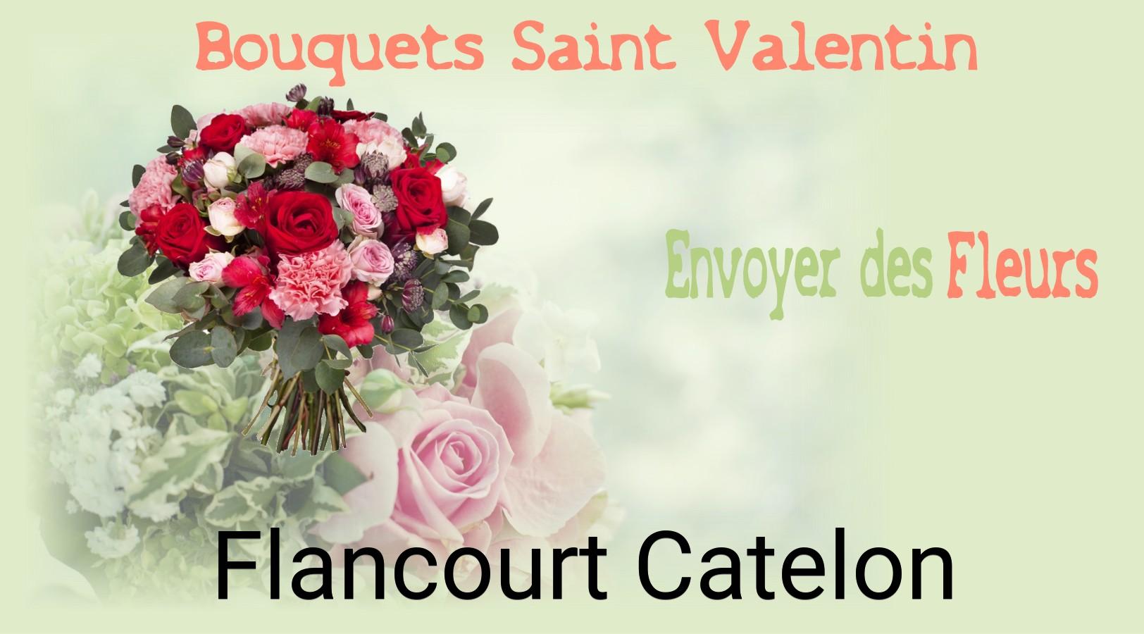 Roses de Saint-Valentin livrées à Flancourt-Catelon